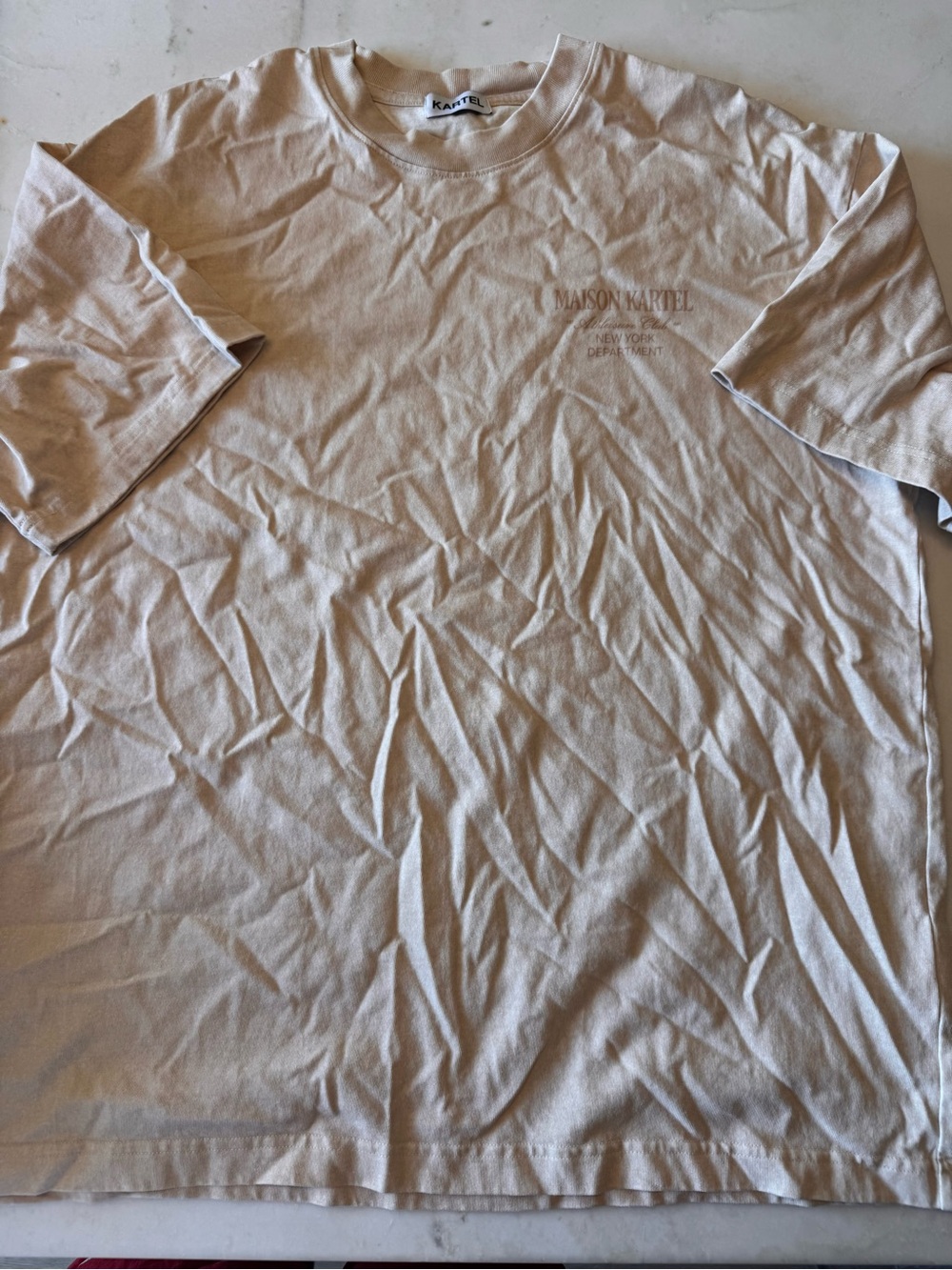 Kartell Beige Short-Sleeve Graphic Tee
